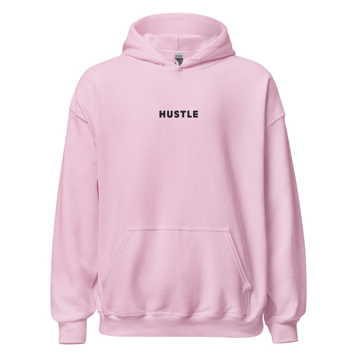 Hustle - Pink Adult Hoodie